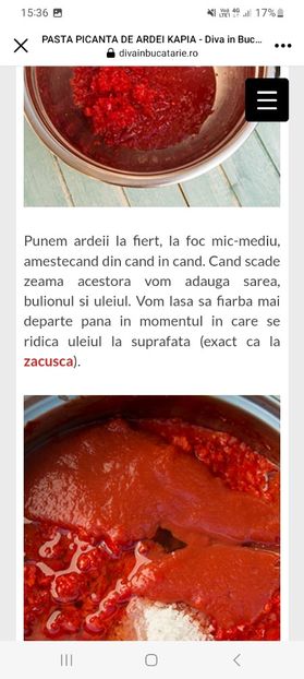 Screenshot_20230802_153606_Facebook - Pasta picanta de ardei kapia la borcan pentru iarna