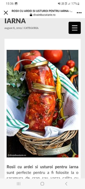 Screenshot_20230802_153658_Facebook - Rosii cu ardei si usturoi la borcan pentru iarna