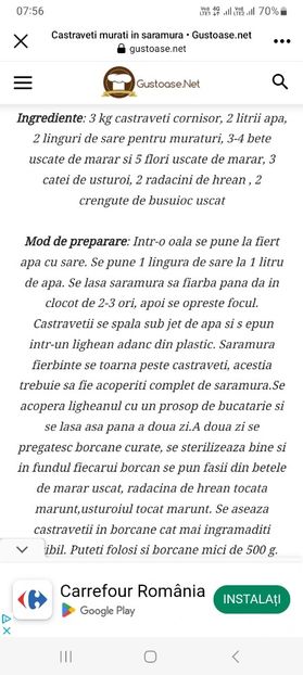 Screenshot_20230803_075625_Facebook - Castraveti murati in saramura la borcan pentru iarna 1