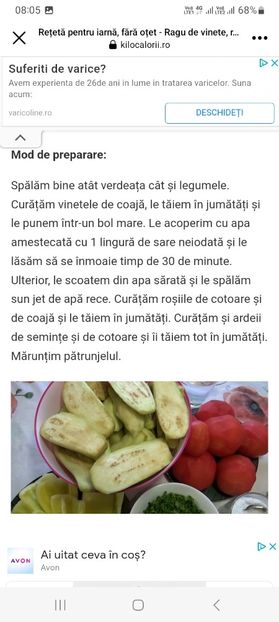 Screenshot_20230803_080555_Facebook - Ragu de vinete rosii si ardei la borcan pentru iarna