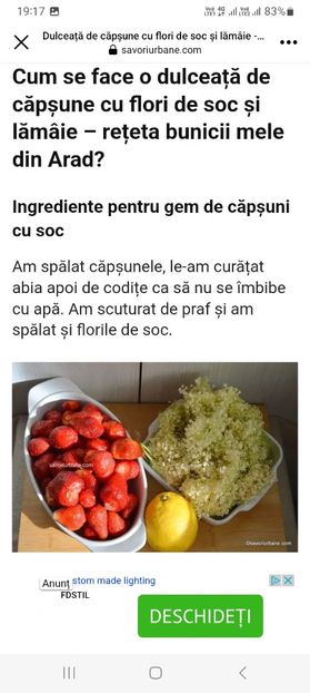 Screenshot_20230806_191757_Facebook - Dulceata de capsune cu flori de soc si lamaie