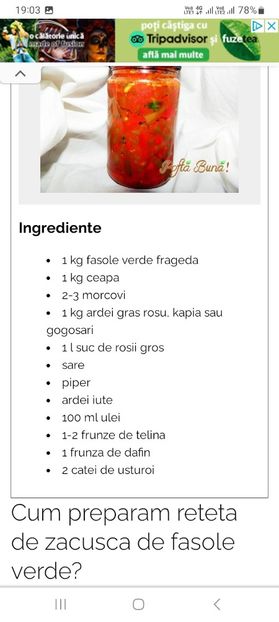 Screenshot_20230809_190346_Chrome - Zacusca de fasole pastai la borcan pentru iarna