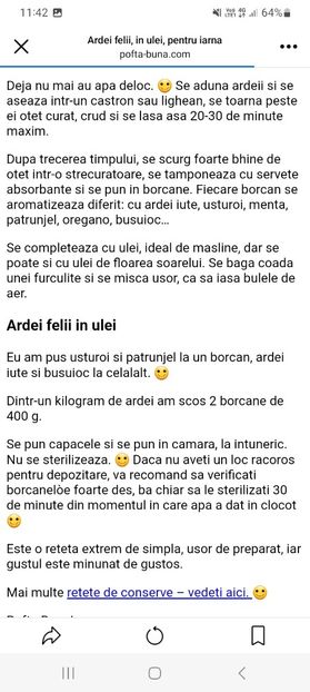 Screenshot_20230810_114202_Facebook - Ardei felii in ulei la borcan pentru iarna