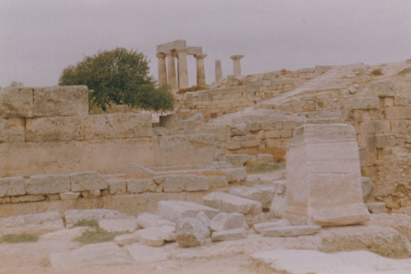 Corint. Templul lui Apollo - Grecia