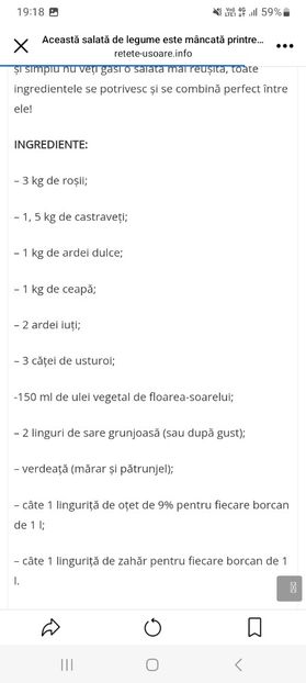 Screenshot_20230815_191853_Facebook - Salata de legume de vara la borcan pentru iarna