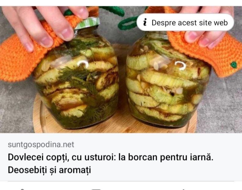 Screenshot_20230817_113649_Facebook - Dovlecei copti cu usturoi la borcan pentru iarna