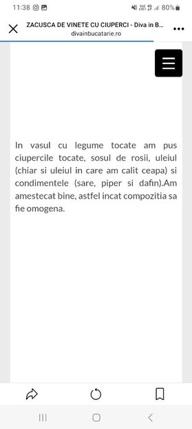 Screenshot_20230820_113805_Facebook - Zacusca de vinete cu ciuperci la borcan pentru iarna