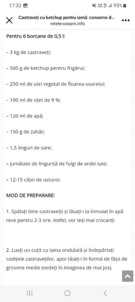 Screenshot_20230820_173227_Facebook - Castraveti cu ketchup la borcan pentru iarna