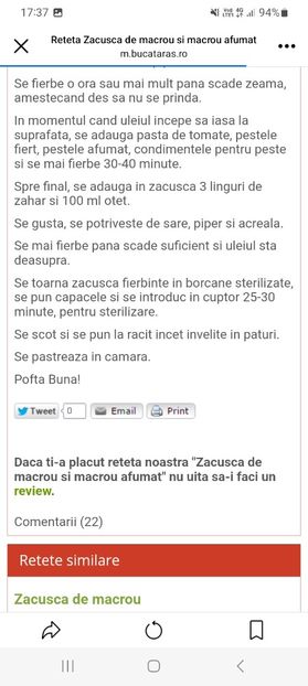 Screenshot_20230820_173730_Facebook - Zacusca de macrou si macrou afumat la borcan pentru iarna