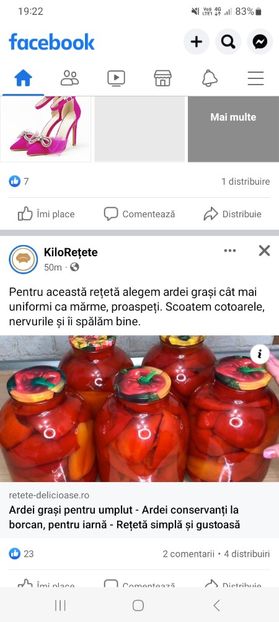 Screenshot_20230820_192215_Facebook - Ardei grasi pentru umplut - ardei conservati la borcan pentru iarna