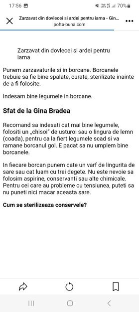 Screenshot_20230822_175646_Facebook - Zarzavat din dovlecei si ardei la borcan pentru iarna