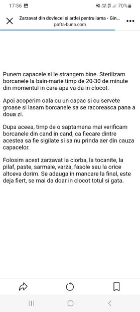 Screenshot_20230822_175650_Facebook - Zarzavat din dovlecei si ardei la borcan pentru iarna