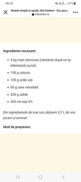 Screenshot_20230823_083029_Facebook - Sos picant de rosii la borcan pentru iarna
