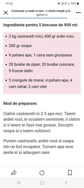 Screenshot_20230823_195246_Facebook - Castraveti cu ardei in otet la borcan pentru iarna