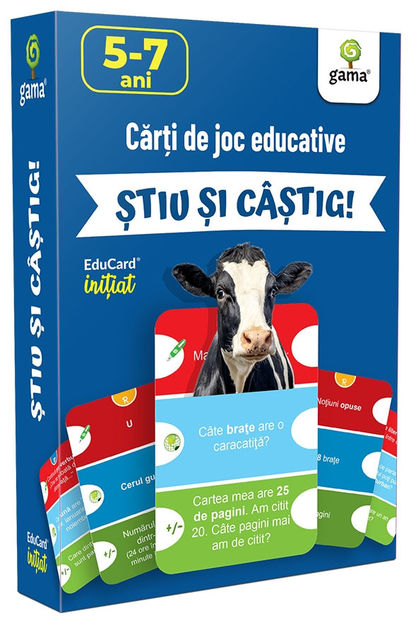 Ştiu şi câştig! 5-7 ani - EduCard Inițiat 5-7 ani