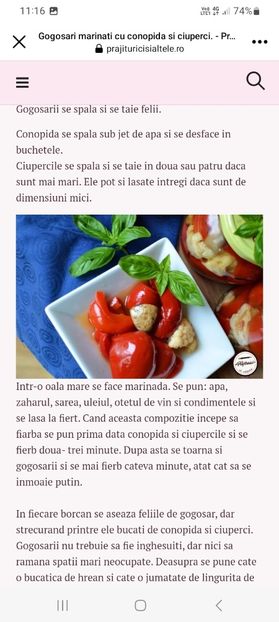 Screenshot_20230902_111629_Facebook - Gogosari marinati cu conopida si ciuperci la borcan pentru iarna