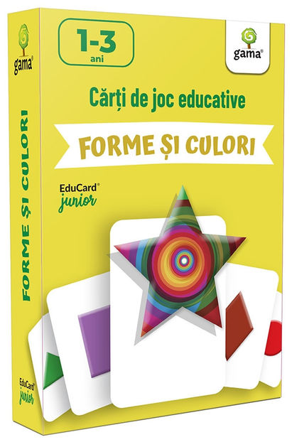 Forme şi culori 1-3 ani - EduCard Junior 0-5 ani