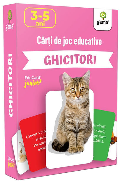 Ghicitori 3-5 ani - EduCard Junior Plus 3-6 ani