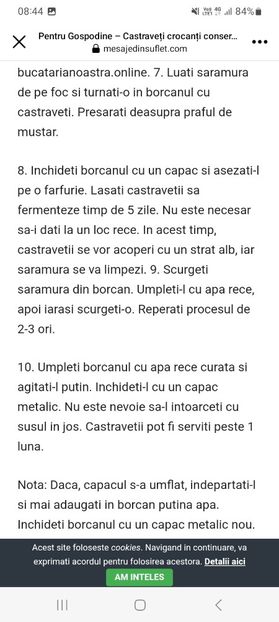 Screenshot_20230910_084449_Facebook - Castraveti crocanti conservati cu apa rece la borcan pentru iarna