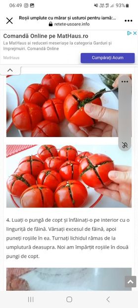 Screenshot_20230911_064904_Facebook - Rosii umplute cu marar si usturoi la borcan pentru iarna