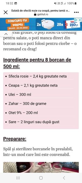 Screenshot_20230913_183217_Facebook - Salata de sfecla rosie cu ceapa la borcan pentru iarna