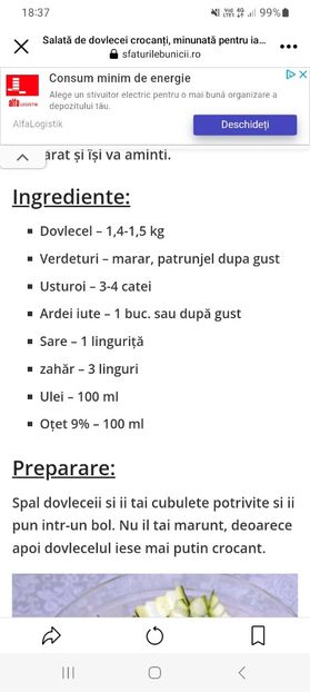 Screenshot_20230913_183736_Facebook - Salata de dovlecei crocanti la borcan pentru iarna