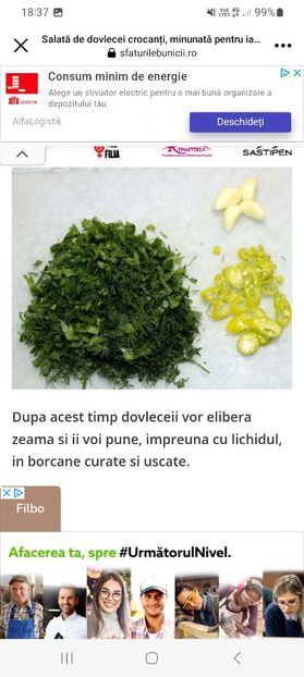 Screenshot_20230913_183749_Facebook - Salata de dovlecei crocanti la borcan pentru iarna