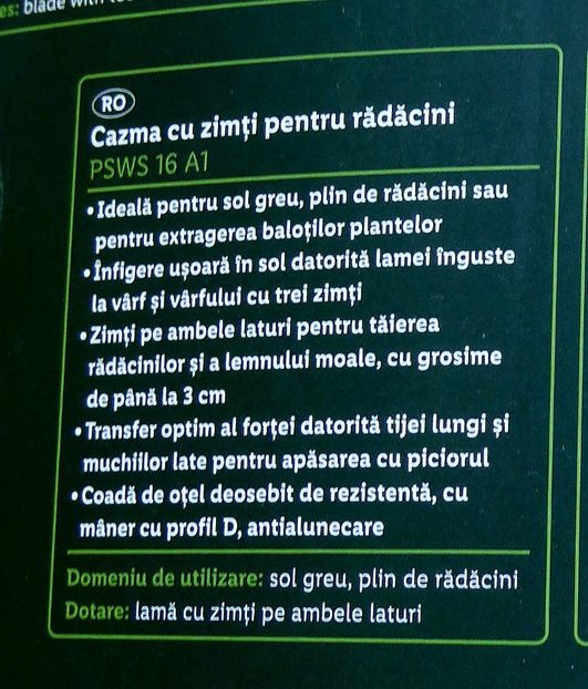 P1170638 - Cazma pentru rădăcini