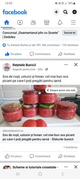 Screenshot_20230926_135513_Facebook - Sos de rosii usturoi si hrean la borcan pentru iarna