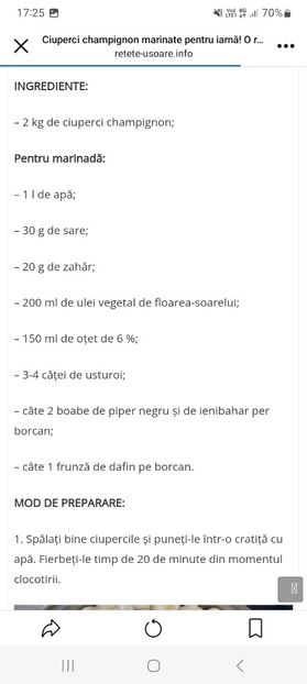 Screenshot_20230927_172518_Facebook - Ciuperci champignon marinate la borcan pentru iarna