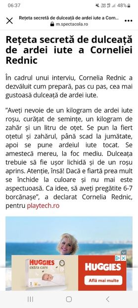 Screenshot_20231004_063739_Facebook - Dulceata de ardei iute - reteta Cornelia Rednic