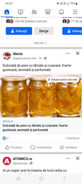 Screenshot_20231006_142441_Facebook - Dulceata de pere cu lamaie si cuisoare