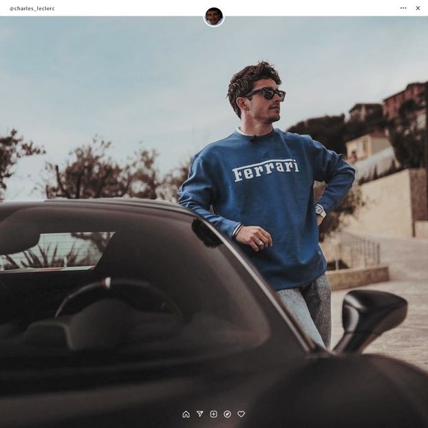 ℭharlesܭℒeclerc¹⁶　‹الدهر›　 ̗̀ ̖́๛ 16.10ʾ̤ Happy birthday, Charles! 26 laps on the board in the race  - dimple dimple on your cheeks