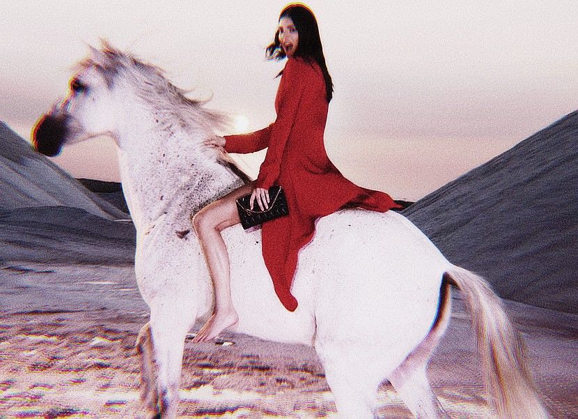 ༆18Oct،23=͟͟͞♡　　·◊· E̮x̮t̮r̮a̮: ᖽᐸendall ‹Stella McCartney, Winter, 2023. - flowers of fire blossom in me