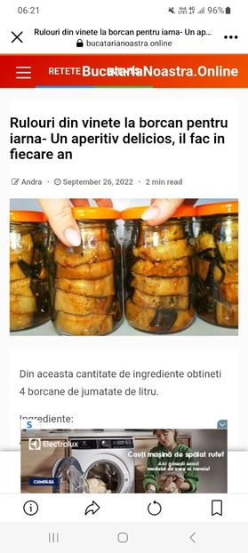 Screenshot_20231020_062135_Facebook - Rulouri din vinete la borcan pentru iarna