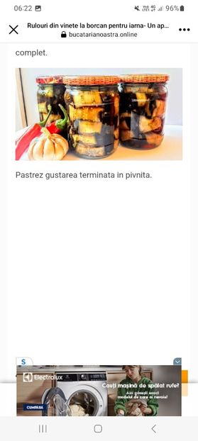 Screenshot_20231020_062201_Facebook - Rulouri din vinete la borcan pentru iarna
