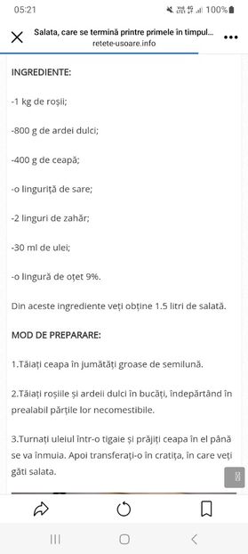Screenshot_20231022_052150_Facebook - Salata cu rosii ardei si ceapa la borcan pentru iarna
