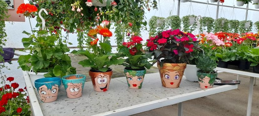  - GHIVECE PICTATE De VÂNZARE