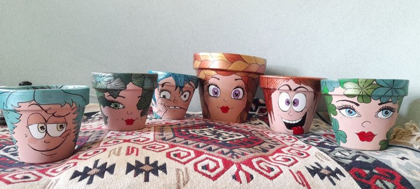  - GHIVECE PICTATE De VÂNZARE