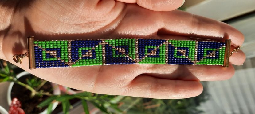 Model B2 detaliu 1 - Bratari lucrate manual