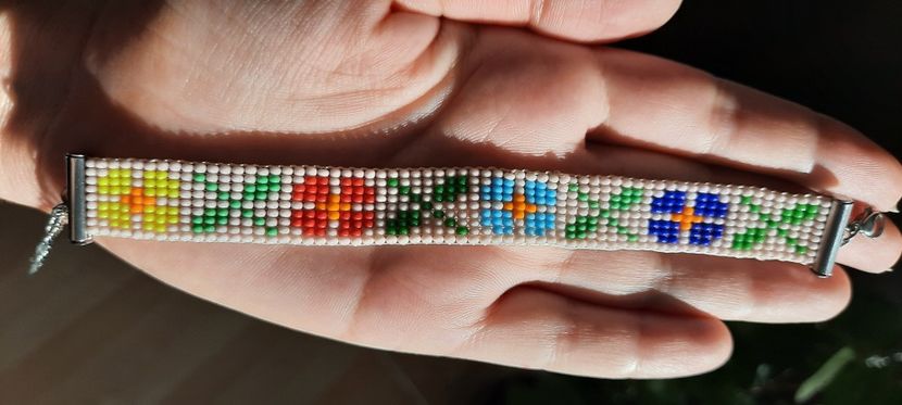 Model 14 detaliu 1 - Bratari lucrate manual