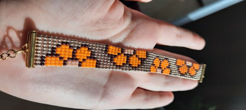 Model 16 detaliu 1 - Bratari lucrate manual