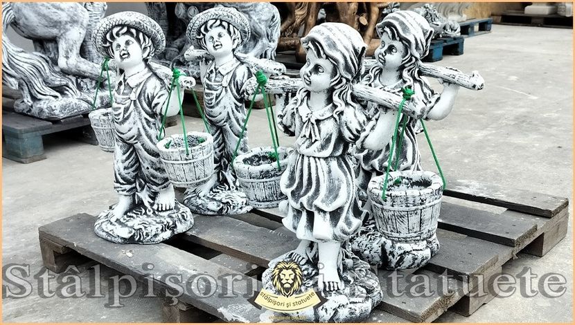 Image02560 - Decoratiuni de grădină din ciment alb și dioxid de titan