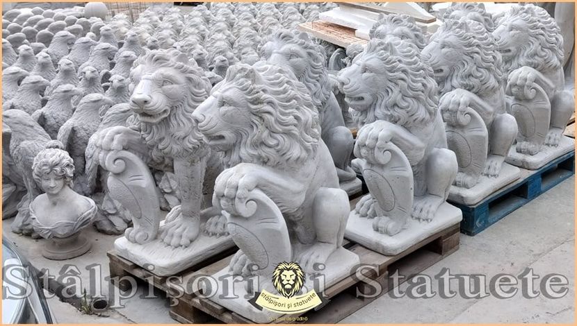 Image02563 - Decoratiuni de grădină din ciment alb și dioxid de titan