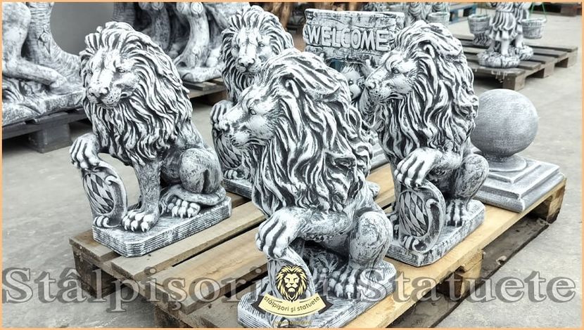 Image02565 - Decoratiuni de grădină din ciment alb și dioxid de titan