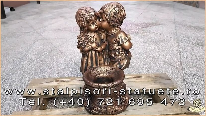 Image02566 - Decoratiuni de grădină din ciment alb și dioxid de titan