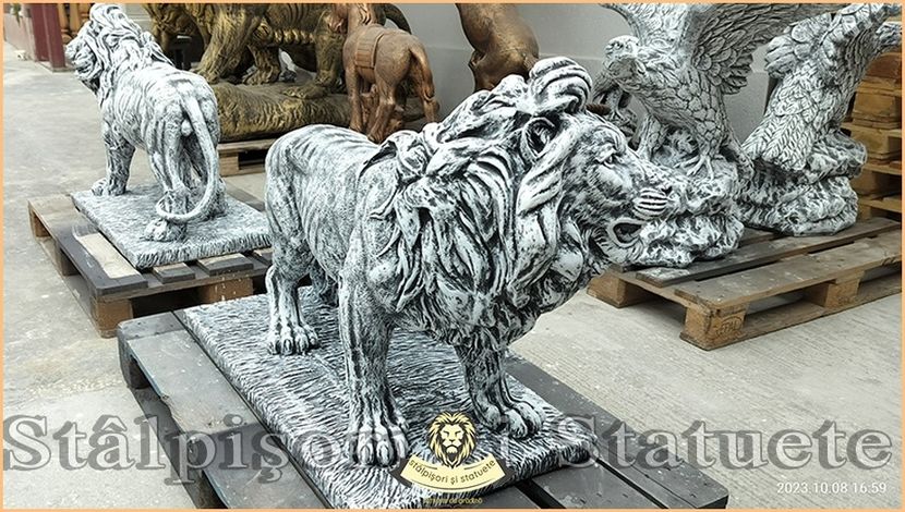 Image02568 - Decoratiuni de grădină din ciment alb și dioxid de titan