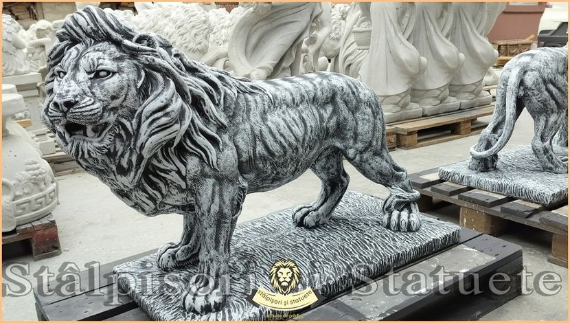 Image02569 - Decoratiuni de grădină din ciment alb și dioxid de titan