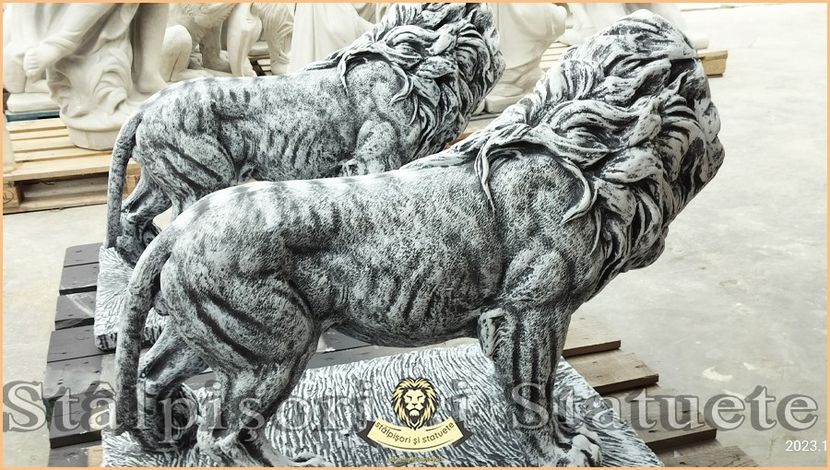 Image02576 - Decoratiuni de grădină din ciment alb și dioxid de titan