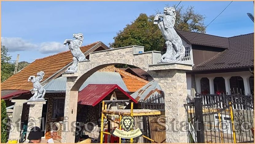 Image02578 - Decoratiuni de grădină din ciment alb și dioxid de titan